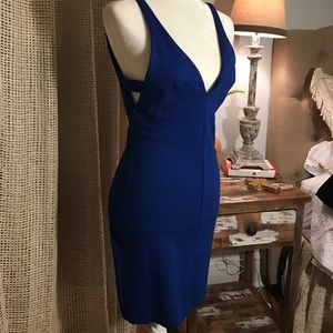 AMANDA UPRICHARD ROYAL BLUE DRESD